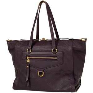Louis Vuitton Lumineuse Shoulder Bag Monogram Empreinte Orb Purple